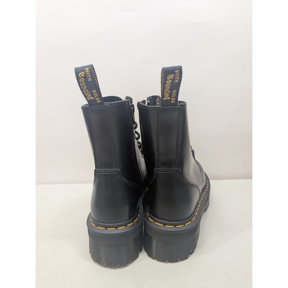 Dr. Martens Jadon Smooth Black Leather Platform Combat Boots UNISEX 4 M, 5 L - Picture 6 of 8